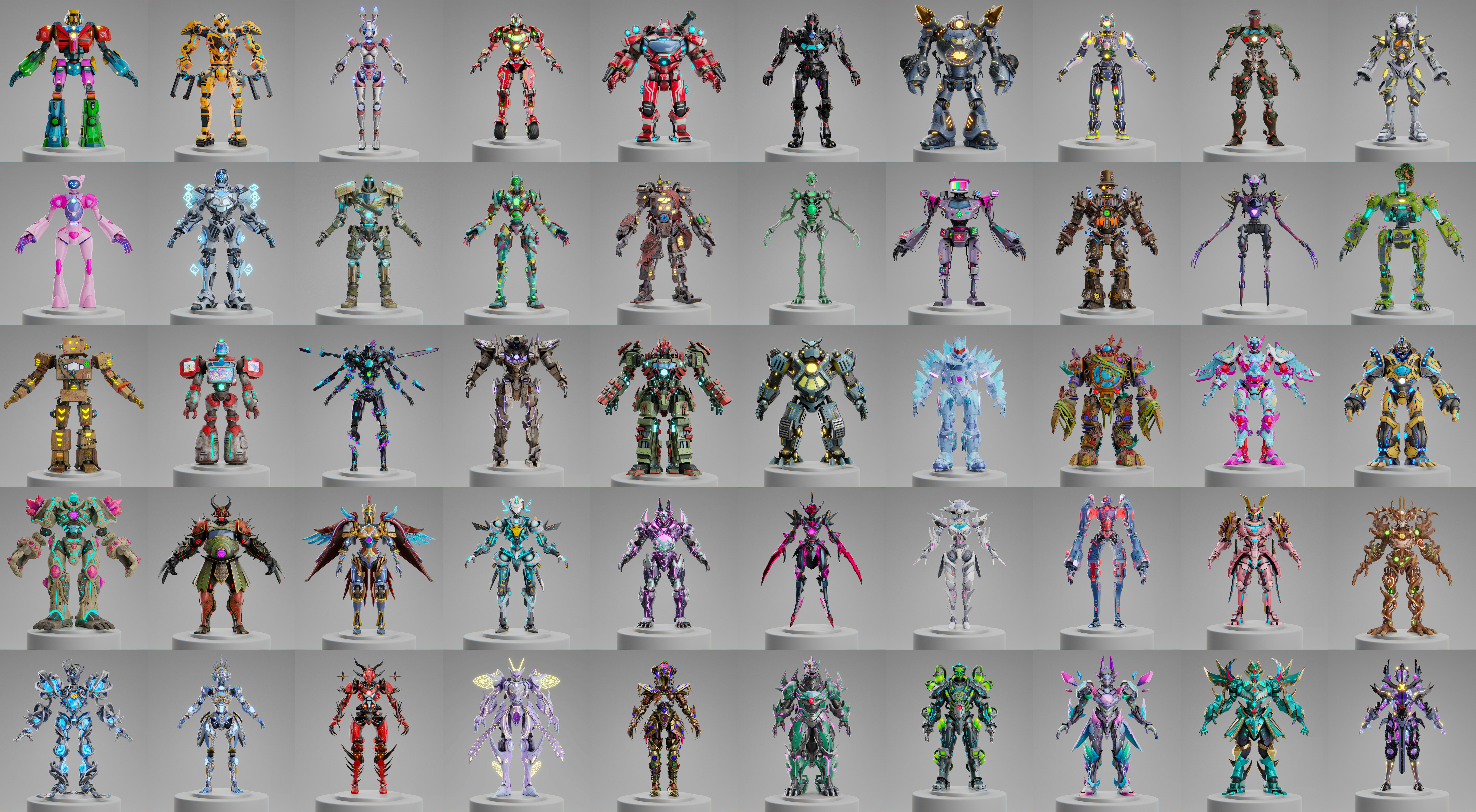 50 Mech Styles